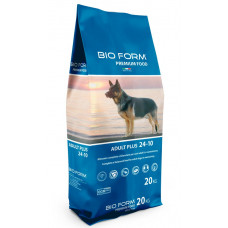 Корм для дорослих собак середніх та великих порід "BIO FORM DOG ADULT PLUS 24/10"  (20 кг)